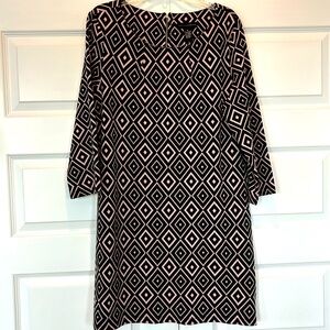 Geo print dress